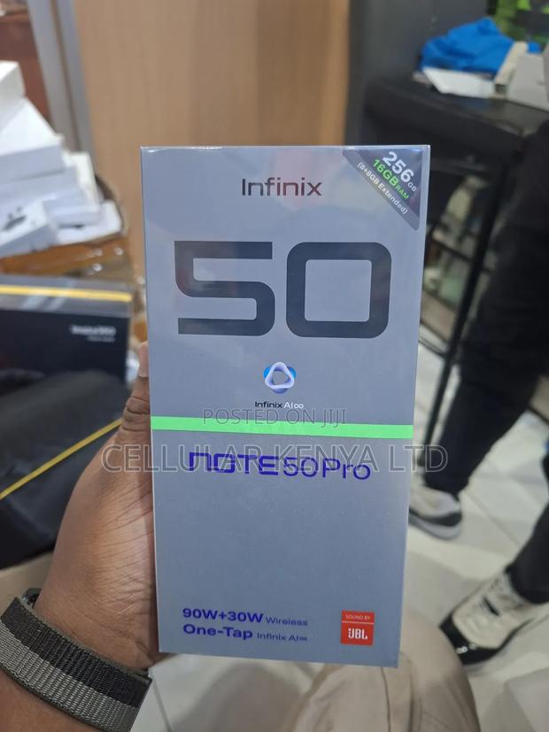 New Infinix Note 50 Pro 4G 256 GB Black - main view