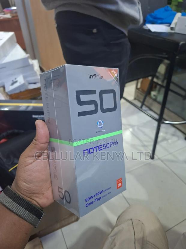 New Infinix Note 50 Pro 4G 256 GB Black - thumbnail 2
