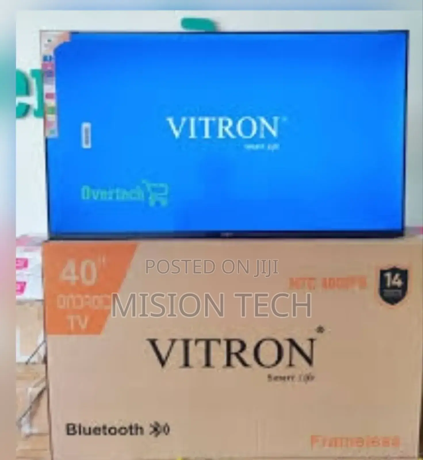 Vitron 40''inch,Smart Android Tv Inbuilt Decoder
