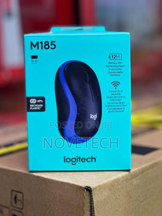 Logitech M185 Wireless Mouse, 2.4ghz Receiver - main view