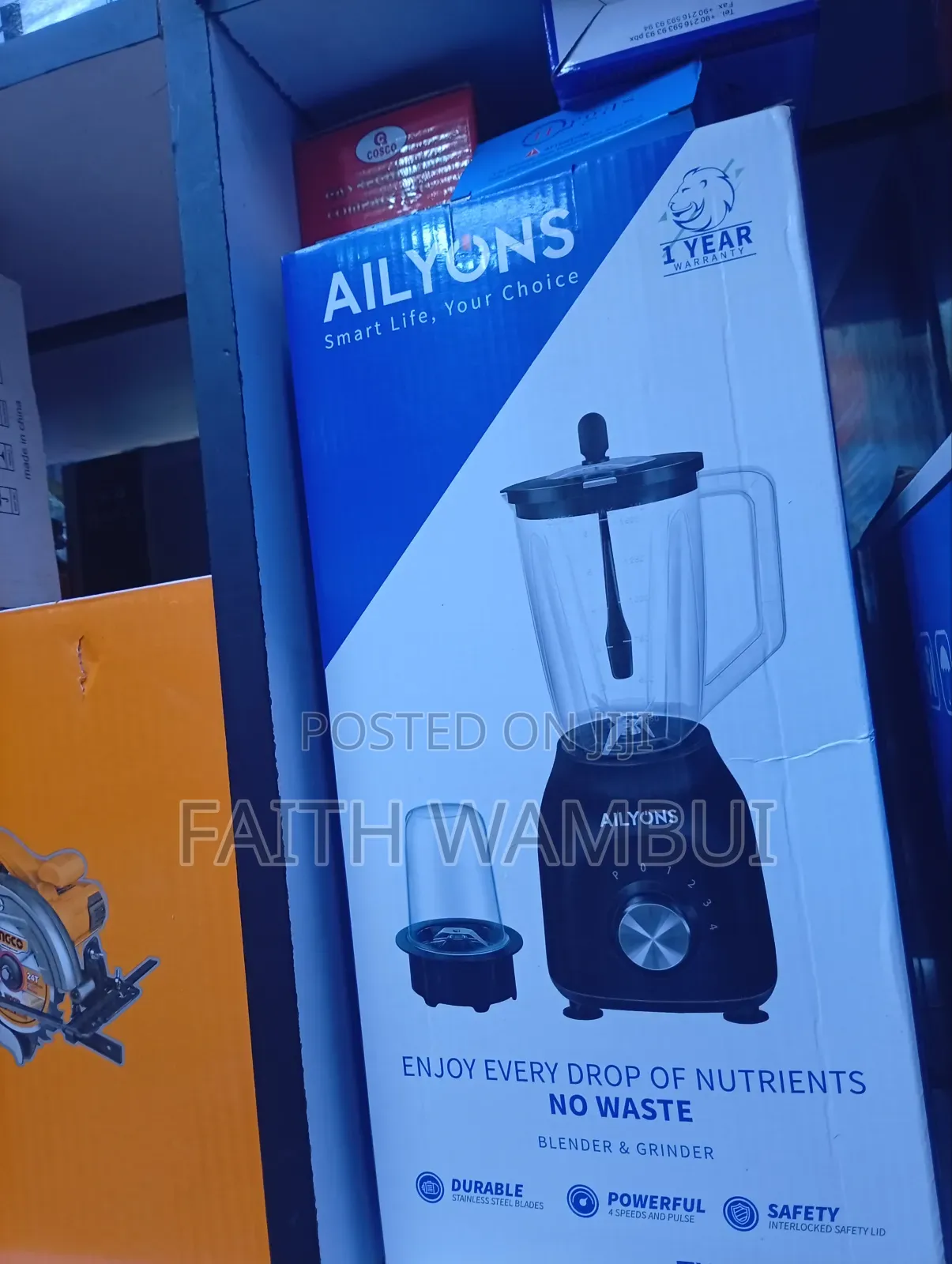 2 in 1 Ailyons Electric Blender/Electric Blender