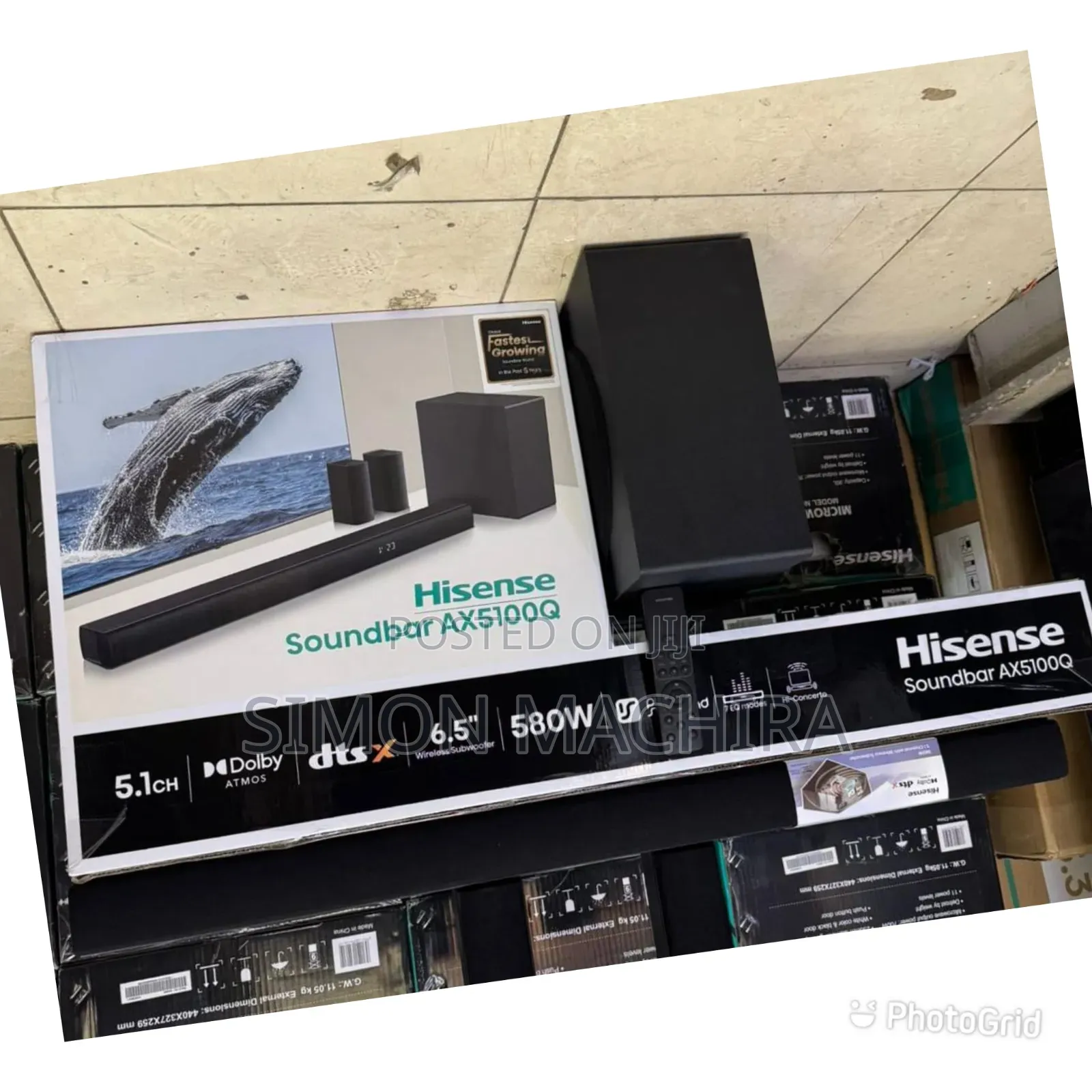 Hisense 5.1 Ch Ax5100 Q 580w Sound Bar
