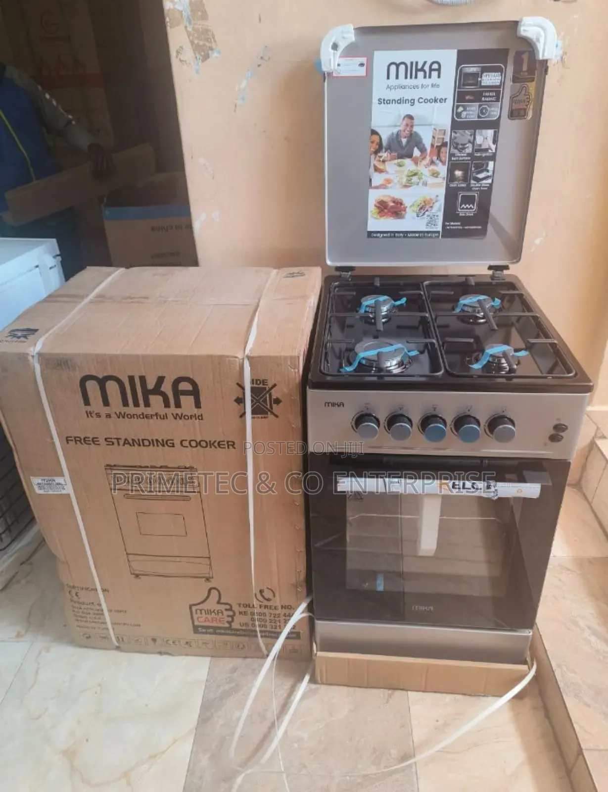 Mika All Gas Standing Gas Cooker- 50*60,