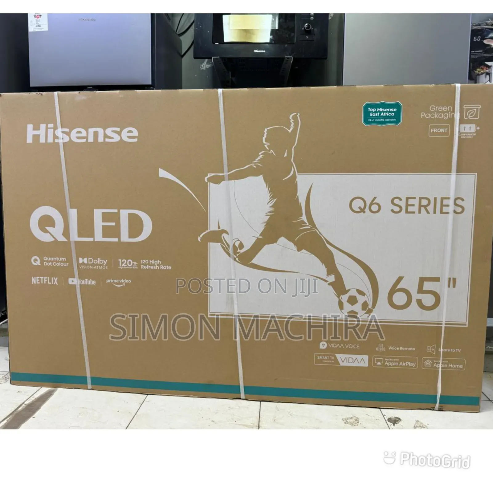 Hisense 65 Inch Q6. Qled Smart Tv