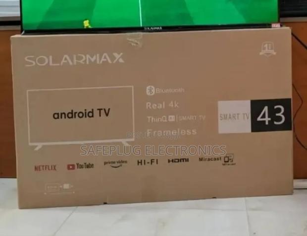 Solarmax 43" Android Powered Smart Tv, Frameless, Hifi - thumbnail 3