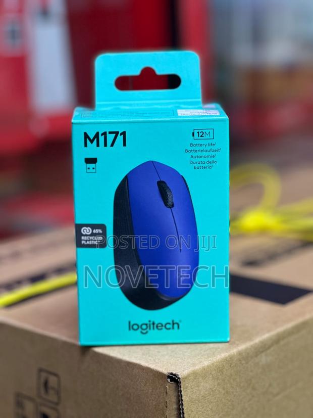 Logitech Wireless Mouse M171 Blue - main view