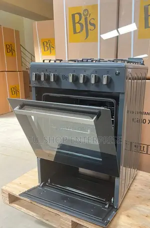 Grey BJS 60x60 3-Gas+1 Hot Plate With Turbo-Fan