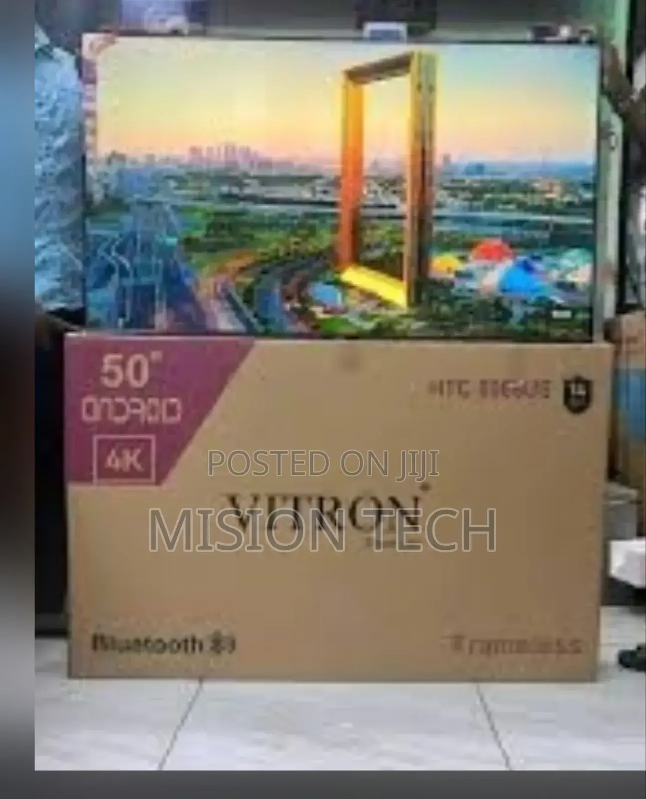 Vitron 50" Inch Ultra Hd Frameless Smart Android Tv
