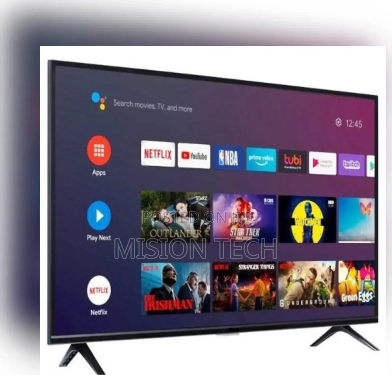 Vitron 50" Inch Ultra Hd Frameless Smart Android Tv