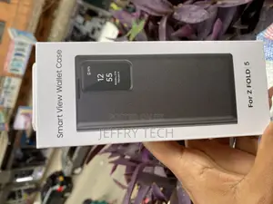 Gxmeuie Samsung Galaxy Z Fold 6 Clear View Mirror Flip Cover