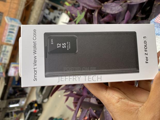 Gxmeuie Samsung Galaxy Z Fold 6 Clear View Mirror Flip Cover - thumbnail 3