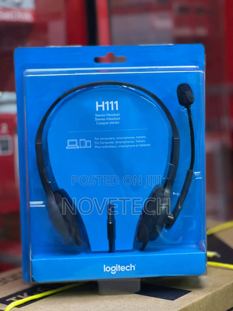 Logitech H111 Wired Headset Noise Cancelling Microphone
