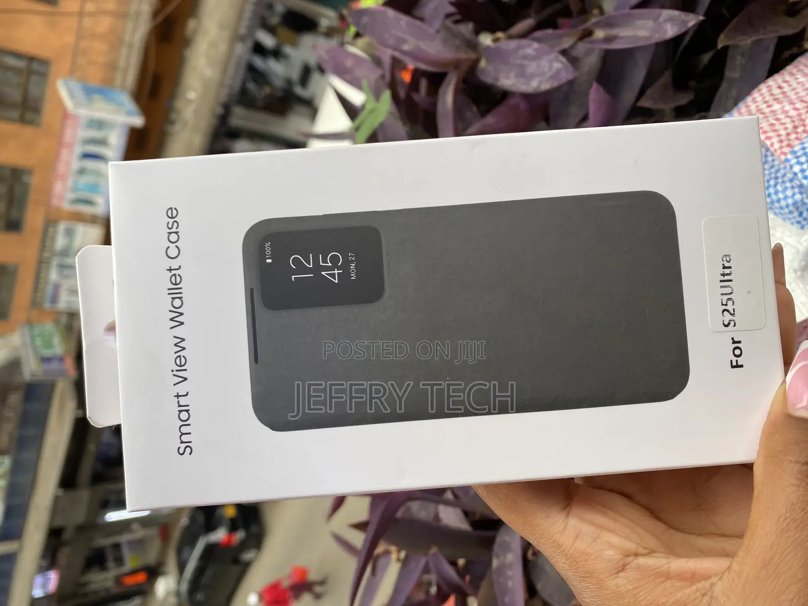 Sqgylgl Samsung Galaxy Z Fold 5 Lear View Mirror Flip Cover