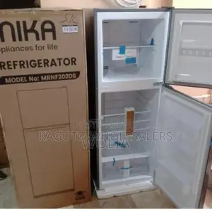 3year Warranty - No Frost **Mika 202litres Fridge