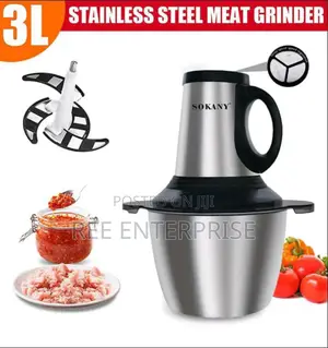 3l Sokany Electric Meat Dincer