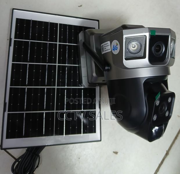 Waterproof Outdoor Dual Lens 4g Solar PTZ Camera - main view