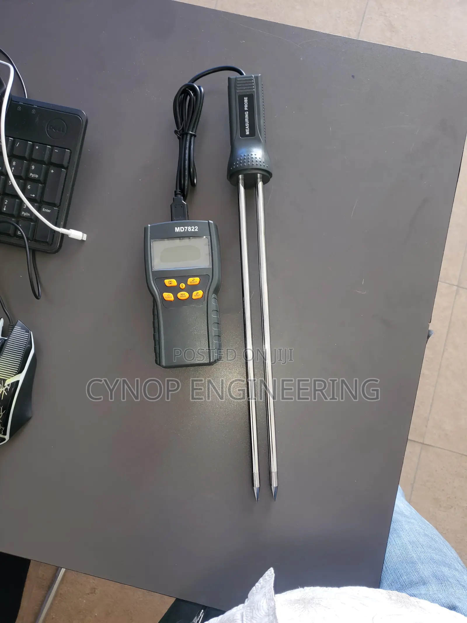 Portable Grain Moisture Meter for Field Use by Agronomists