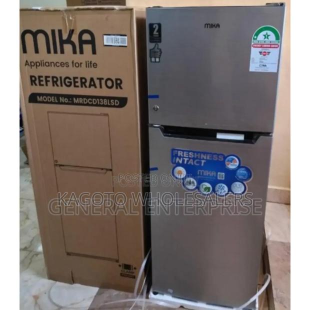 Colour Silver - Mika 197litres Fridge. No Frost