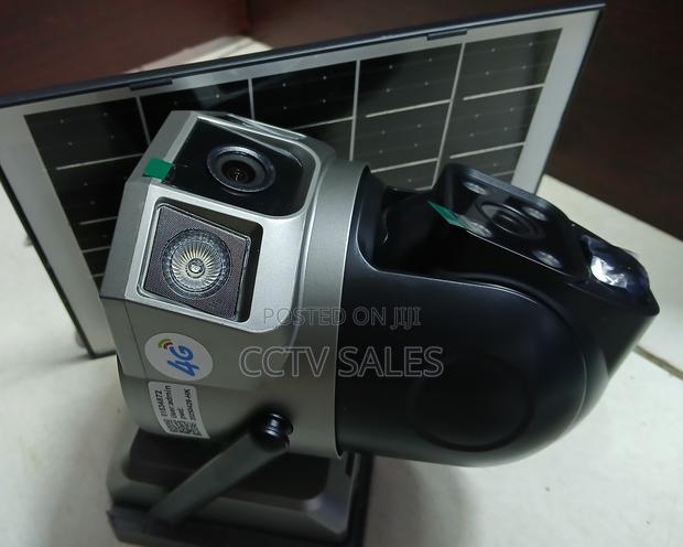 Two-Way Audio PTZ Smart Net Dual Lens V380 Solar Camera