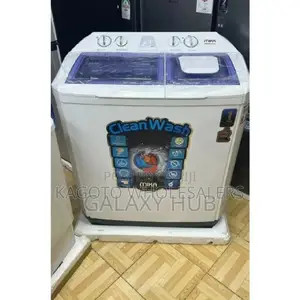 White Mika 10kgs Washing Machine. Top Load
