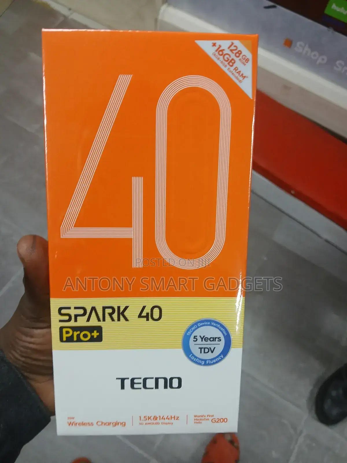 New Tecno Spark 40 Pro+ 128 GB