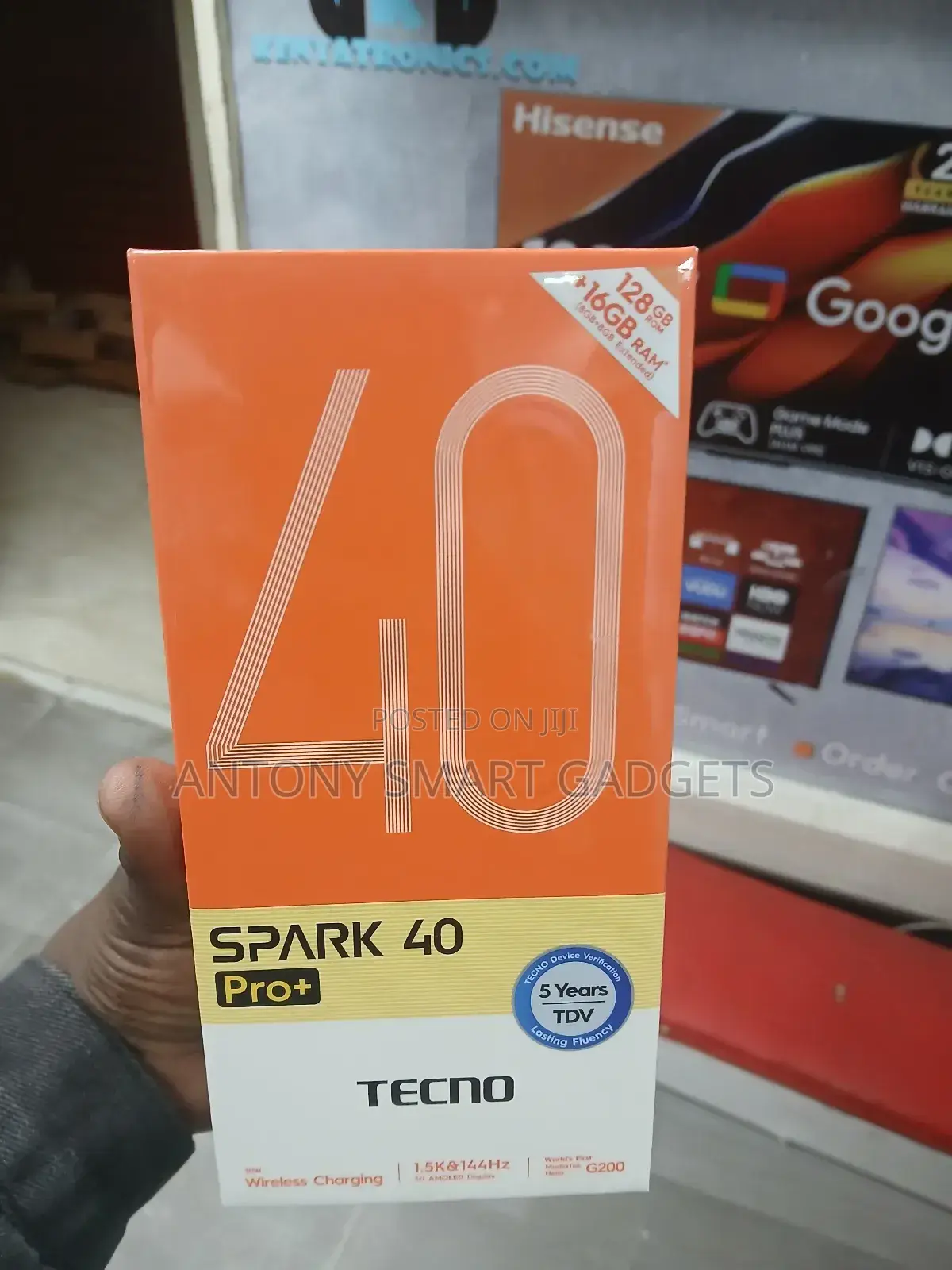 New Tecno Spark 40 Pro+ 128 GB