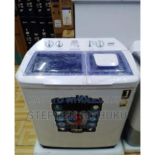 Double Tab - Mika 10kgs Washing Machine. Wash and Spin