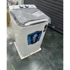 Colour White. Mika Single Tab 10kgs Washing Machine