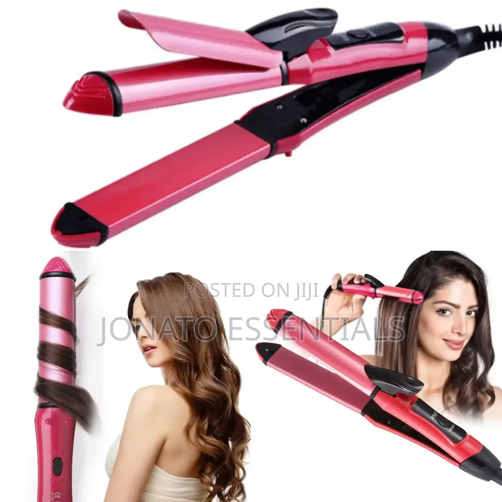 2 in 1 Hair Straightening and Curling Iron, Straightener