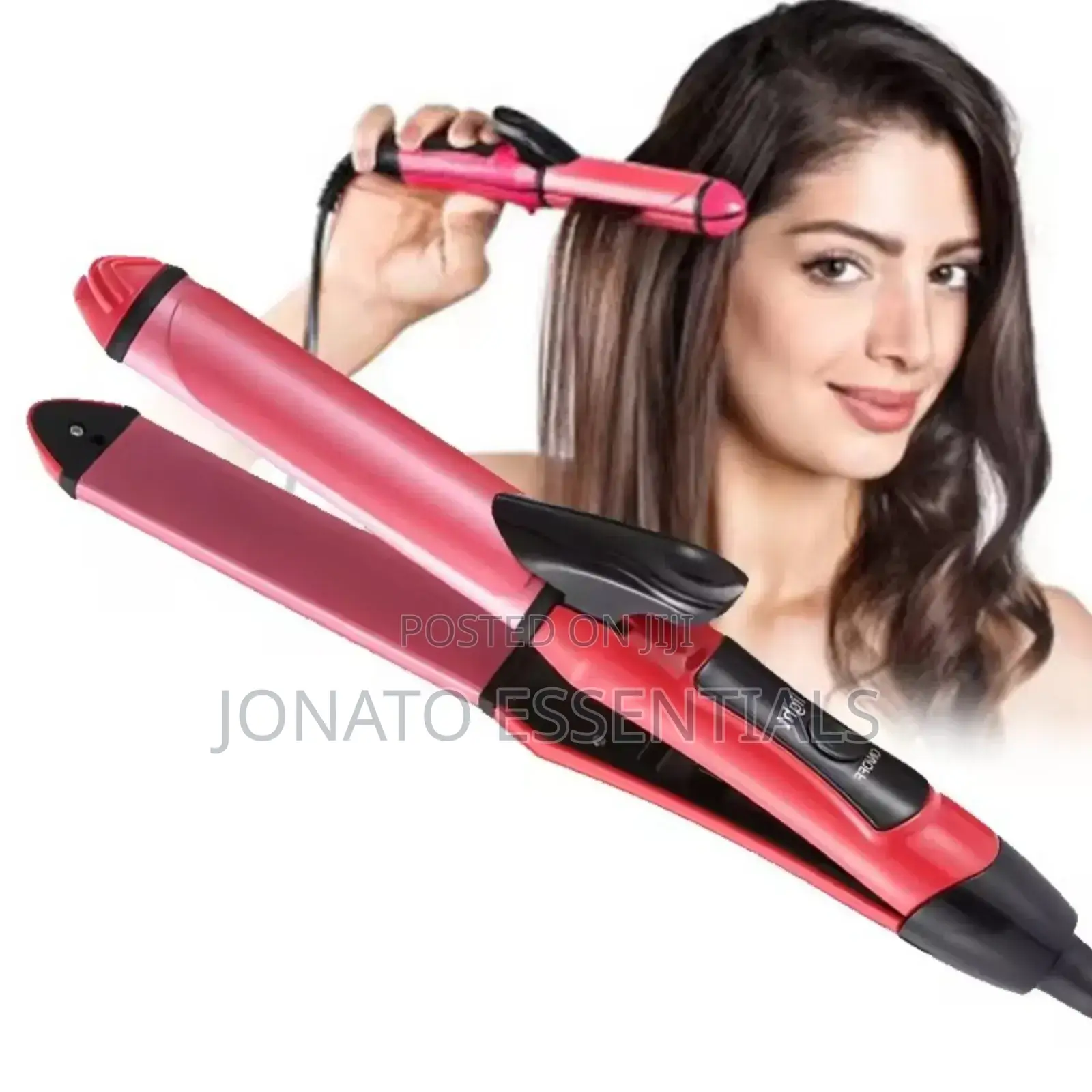 2 in 1 Hair Straightening and Curling Iron, Straightener