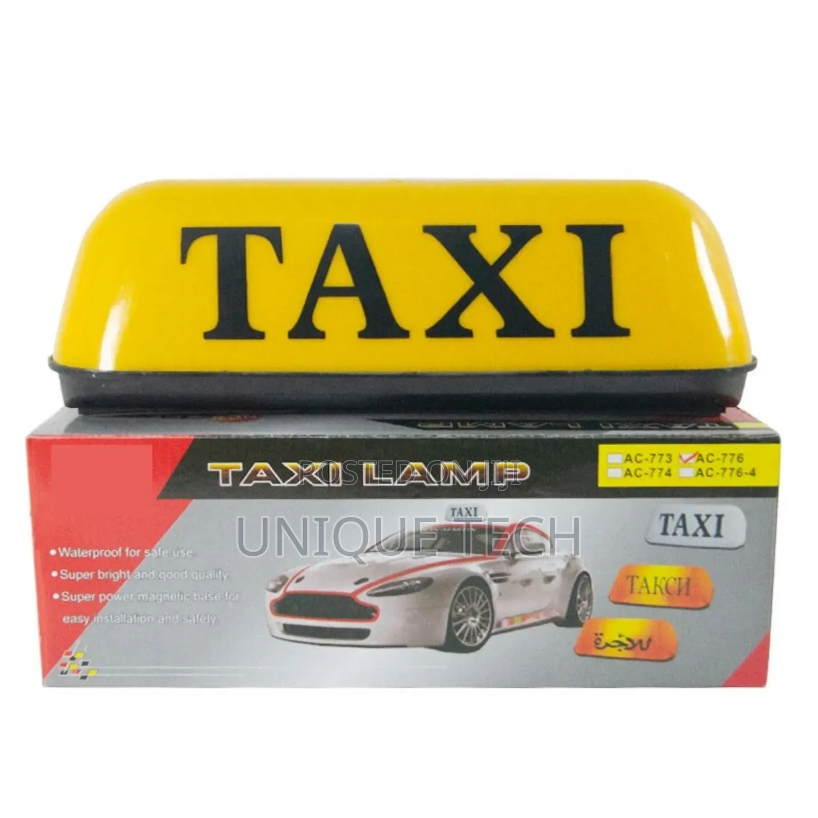 Led Taxi Car Sign – Durable Lightweight