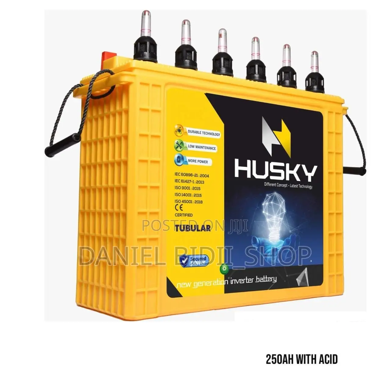 Inverter Tall Tubular 250ah Battery 12v