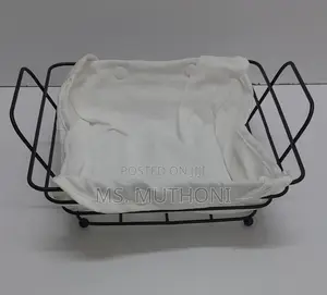 Metallic Fruit,Bread,Deco Holder Basket//Palette With Cloth