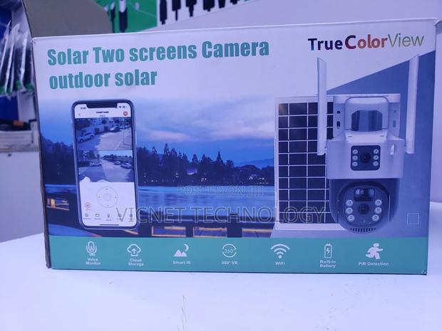 4g Simcard Dual Lens Solar CCTV Camera - main view