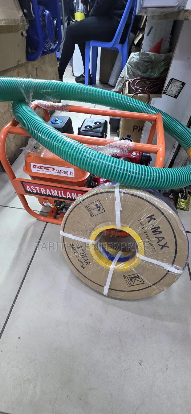 High Pressure Water Pump/Pvc Derivery Pipe 50mtr/Suction