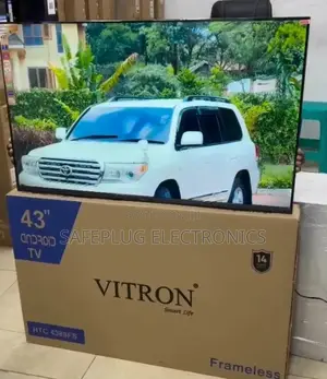 Frameless Vitron 43" Smart Android Powered Tv, 4388fs