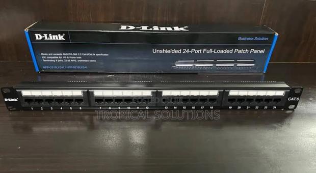 D-Link NPP-C61blk241 Cat6 24-Port Patch Panel - thumbnail 3