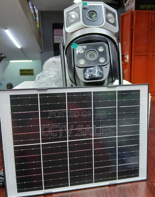 Waterproof Wifi V380 Pro Dual Len Solar Camera