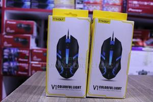 T-Wolf Gaming Mouse With RGB Lights. 1200dpi - main view