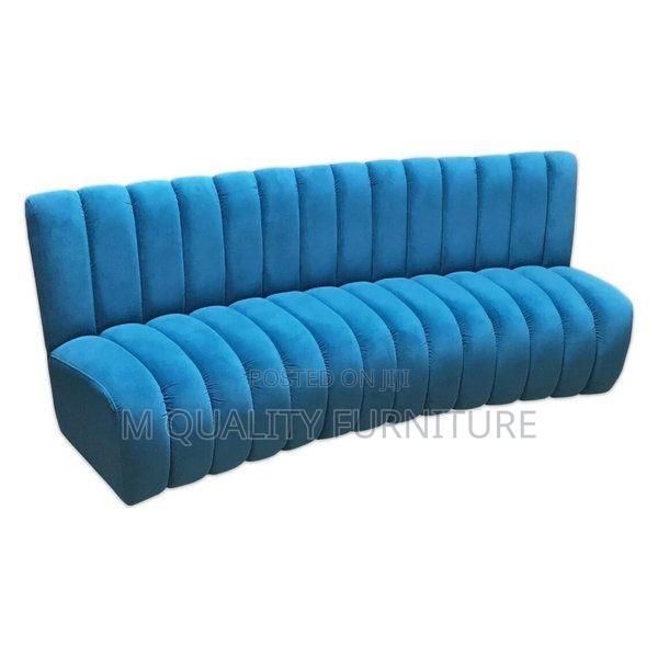 Light Blue 4 Seater Uniquely Designed Sofa