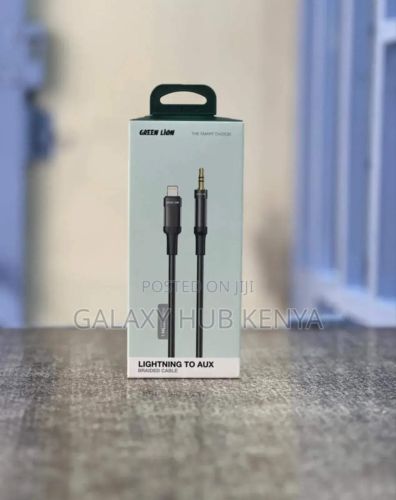 Green Lion Lightening to Aux Cable