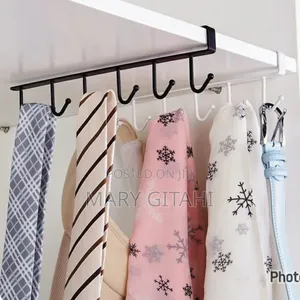 Under the Shelf (Multi~Purpose) Hooks 6 Slot Metallic Colour