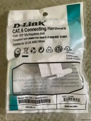 NKJ-C6wh11b21 Cat6 Utp Keystone Jack Whi