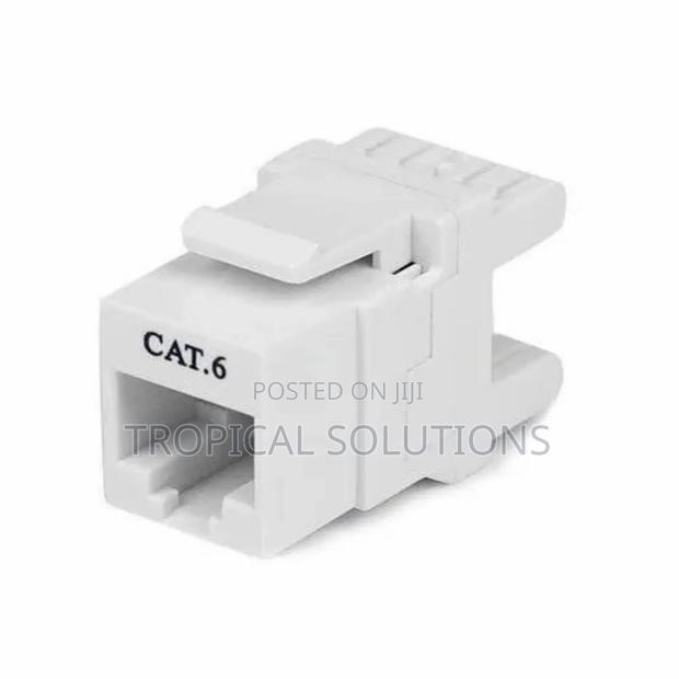 NKJ-C6wh11b21 Cat6 Utp Keystone Jack Whi - thumbnail 3