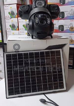 360° Rotation Triple Lens 4g Solar V380 CCTV Solar Camera - thumbnail 2