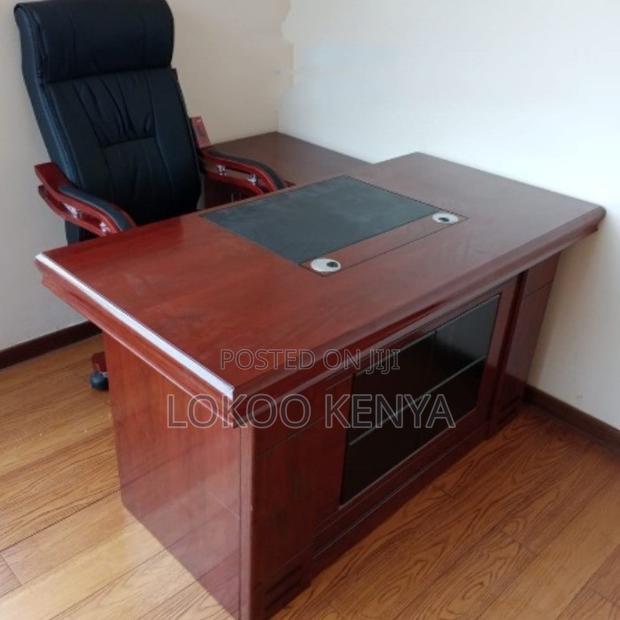 Office Desk: L-Shaped Prestige Office Desk – 1.4m - thumbnail 2