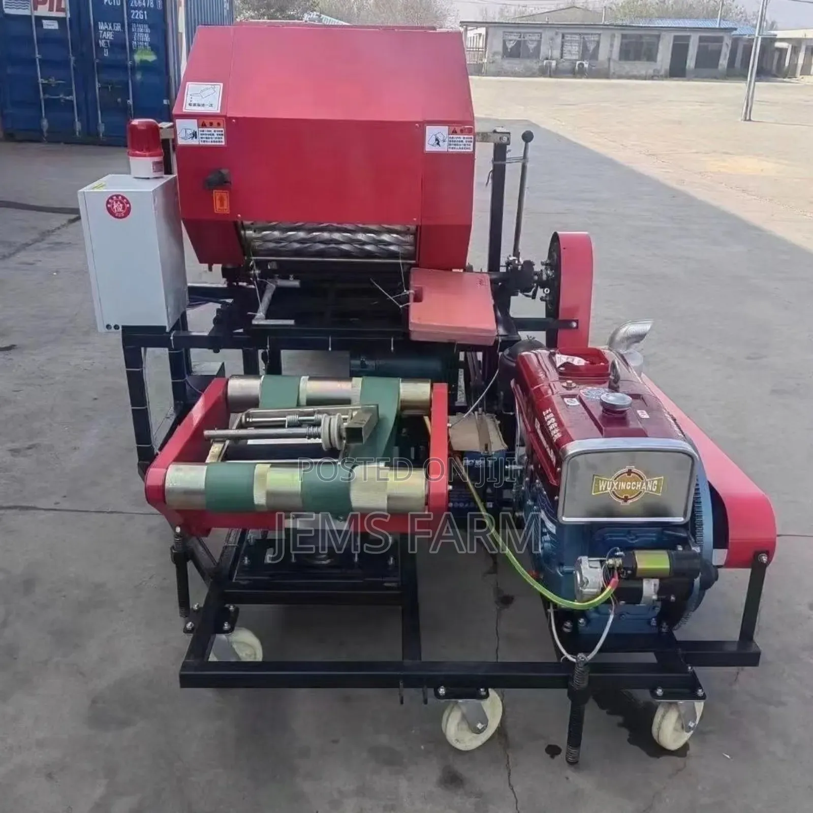 Fully Automatic 15hp Diesel Silage Baler and Wrapper Import on Order