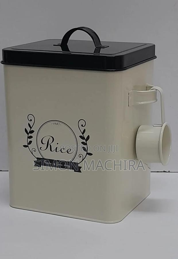 5kg Metallic Rice Storage Basket