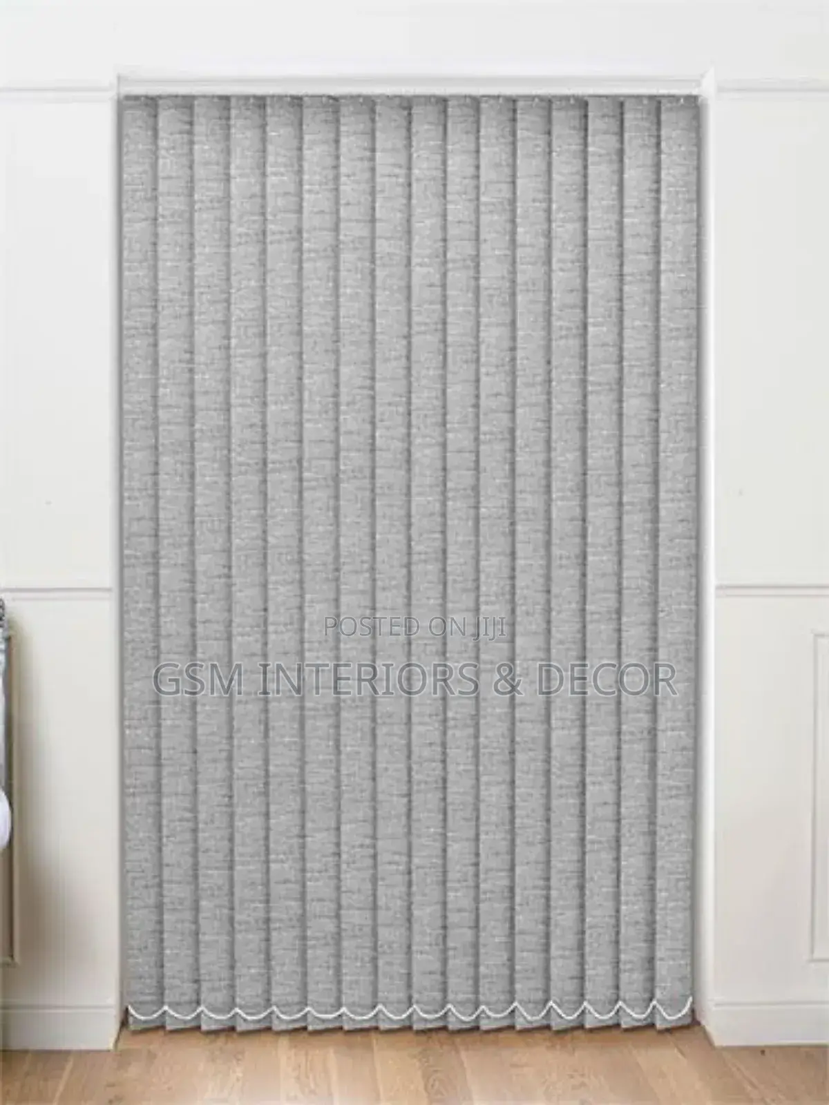 Ash Grey Office Blinds for Office Curtains