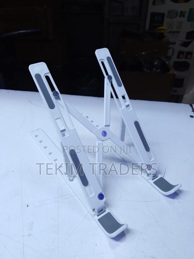 Adjustable Plastic Laptop Stand – Travel Friendly - main view